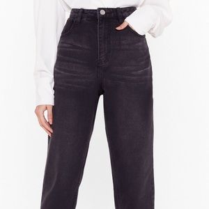 Nasty gal Boyfriend High waisted crops